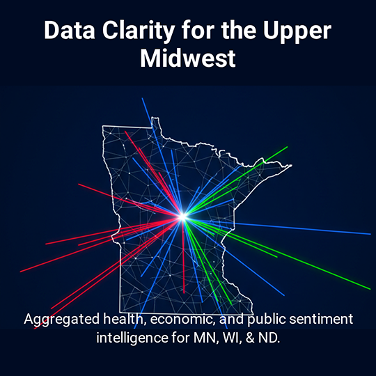 Data Clarity Map for Upper Midwest